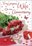 This anniversary card scene feels like a quiet celebration set just off the river in Millwall, where time seems to slow enough to savour every detail. A lush sweep of red roses curves gracefully across a shimmering surface, each bloom richly saturated in velvety crimson, their petals catching subtle highlights as though brushed by early morning light over the Thames. The roses nestle into soft, feathery greenery, which adds movement and freshness, making the arrangement appear as if it has just been carefully laid down by an attentive florist after being delivered for a special evening at home. Beneath the flowers, an elegant envelope rests, its fold clean and inviting, alongside a heart-shaped locket and strands of dainty pearls that glint like tiny reflections from Canary Wharf's skyline glimpsed beyond Millwall's quieter streets. Jewel-like accents and tiny sparkling hearts are scattered around, their facets catching the light and adding a sense of gentle celebration. A single butterfly motif hovers nearby, delicate wings poised as if about to drift across the card, symbolising change, growth, and the beauty of shared memories. The colour palette is steeped in passionate reds, warm blushes, and soft ivory tones, creating a glow that feels both romantic and reassuring. Everything in the composition-from the imagined fragrance of the roses to the smooth coolness of the jewellery-evokes devotion, making the design ideal for commemorating anniversaries filled with remembrance, renewed vows, and the quiet joy of being together in Millwall year after year.